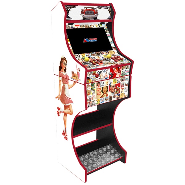 2 Player Arcade Machine - Retro Roller  Themed